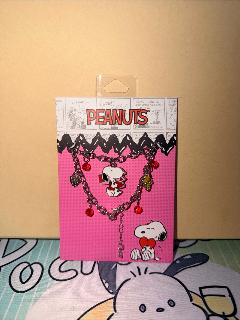 🐾NIP Peanuts Snoopy & Woodstock Charm Bracelet